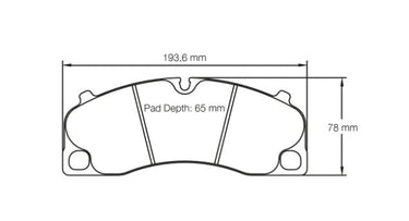 Pagid Racing Brake Pads No. 4908 - Discovery Parts